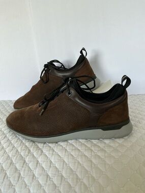 Johnston & Murphy Men's Prentiss XC4 Brown Waterproof Nubuck Sneakers 11